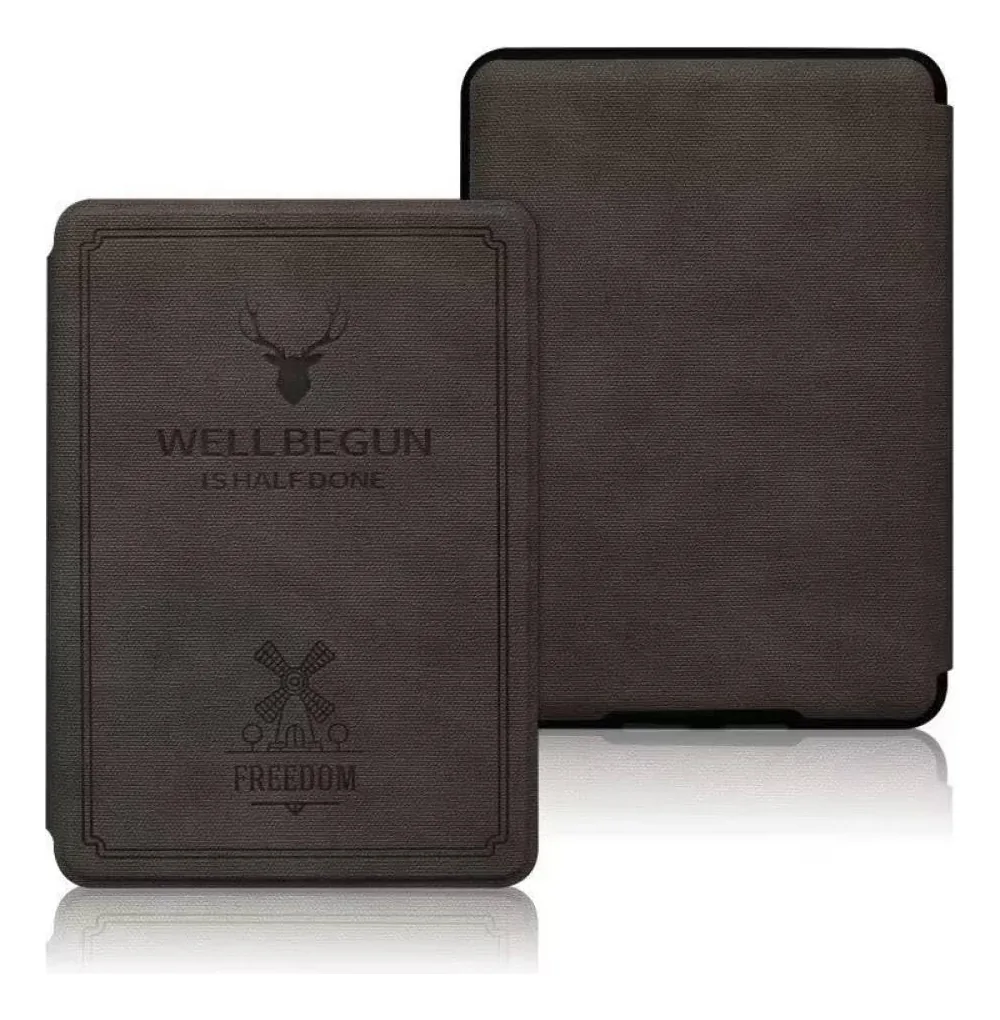 Capa Protetora Para Kindle Para Kindle 2021 Kindle5 Kpw123 Edição Juvenil Capa Protetora Para E-Readers Padrão De Cabeça De Cervo Capa Protetora De Tpu Capa Protetora