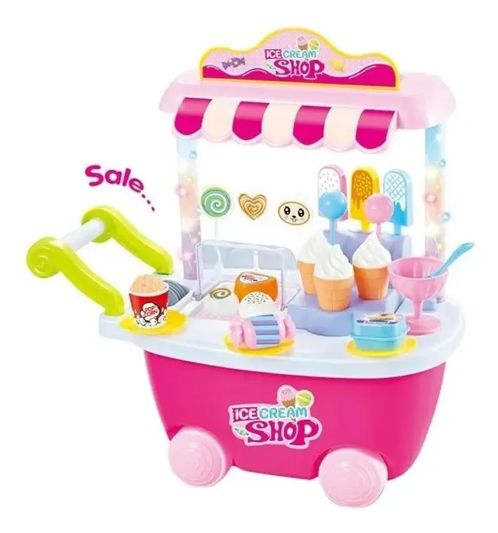Conjunto de mini sorveteria Sregalito para crianças