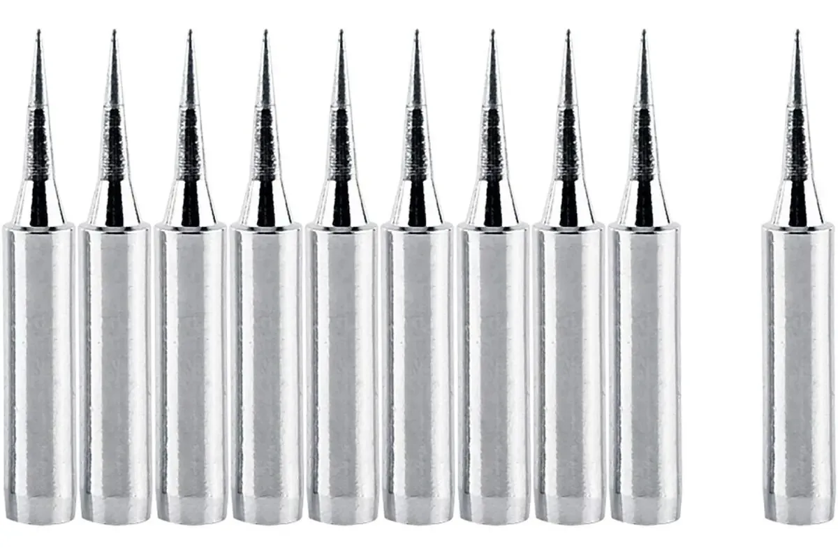 Pontas de Ferro de Solda de 10 Peças, Pontas de Solda para Ferro de Solda Mecânico, Pontas de Solda Micro X-tronic Substituíveis, Pontas de Solda de Detalhe 900m-t-i para K601