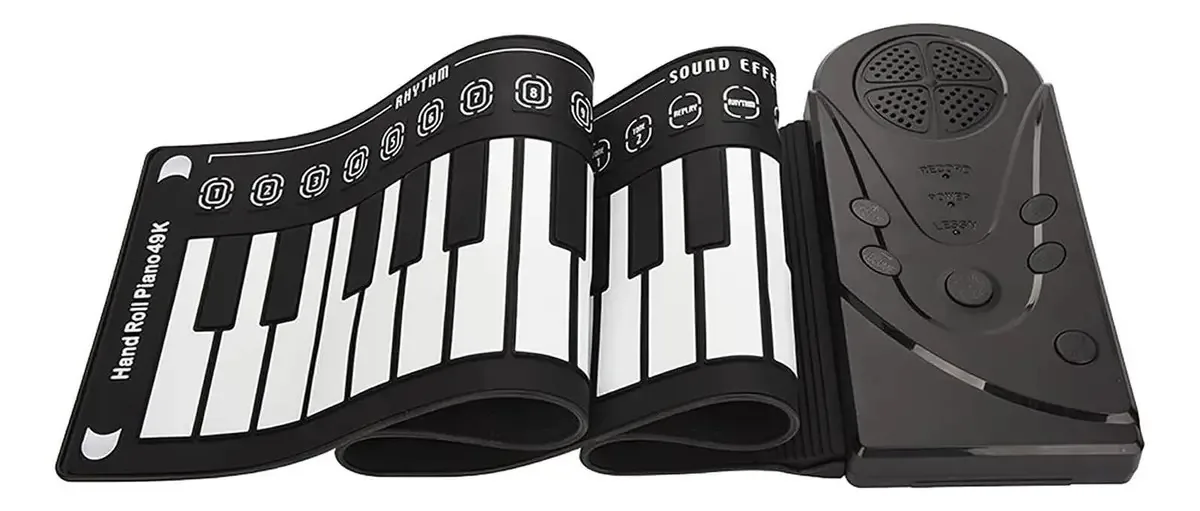 Teclado Musical Tomotato B09d7f3mp1 49 Teclas Negro
