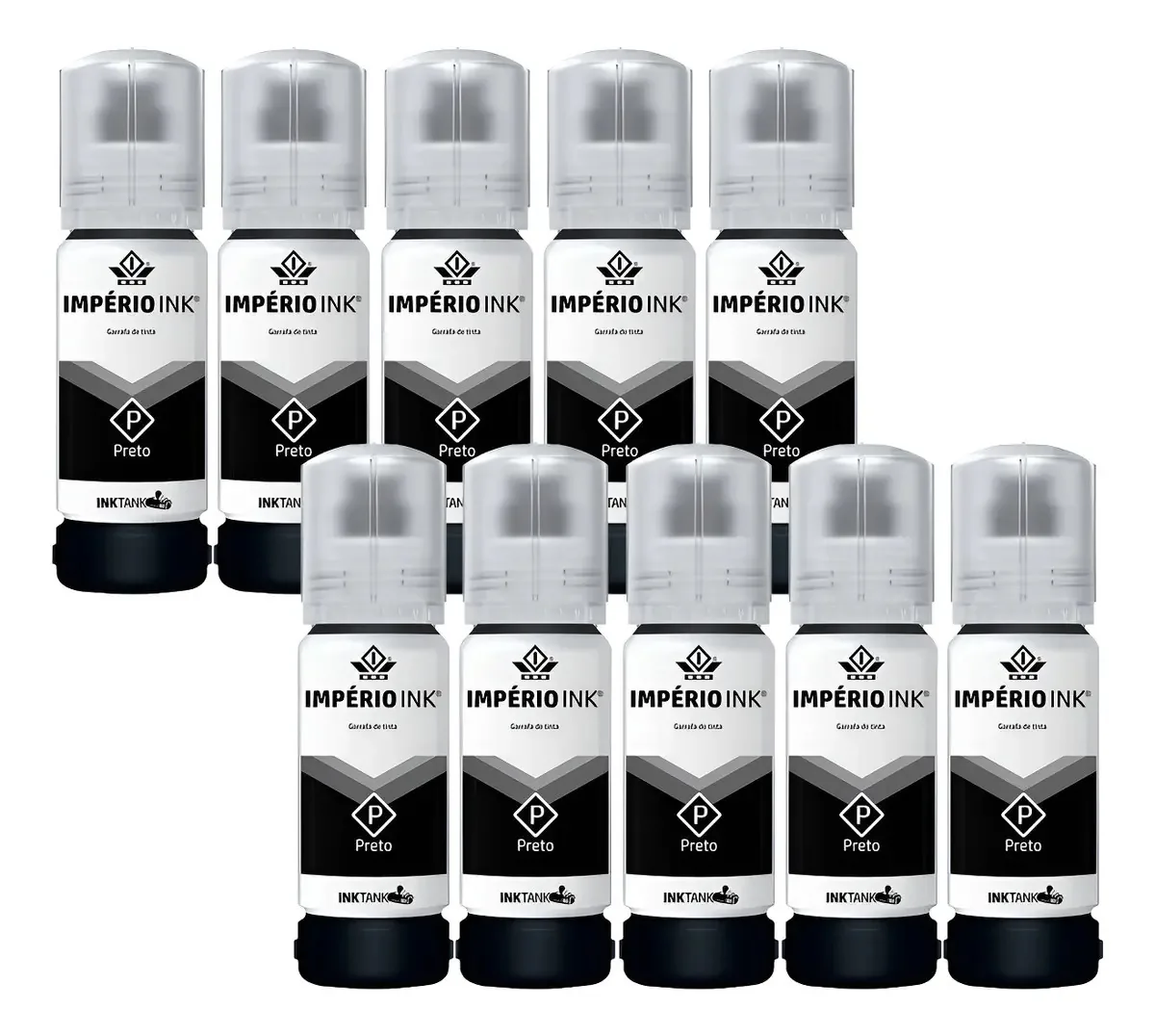 10 Tintas Para Epson L3250 L3150 L3210 3110 L5190 L5290 T544 Tinta Preto