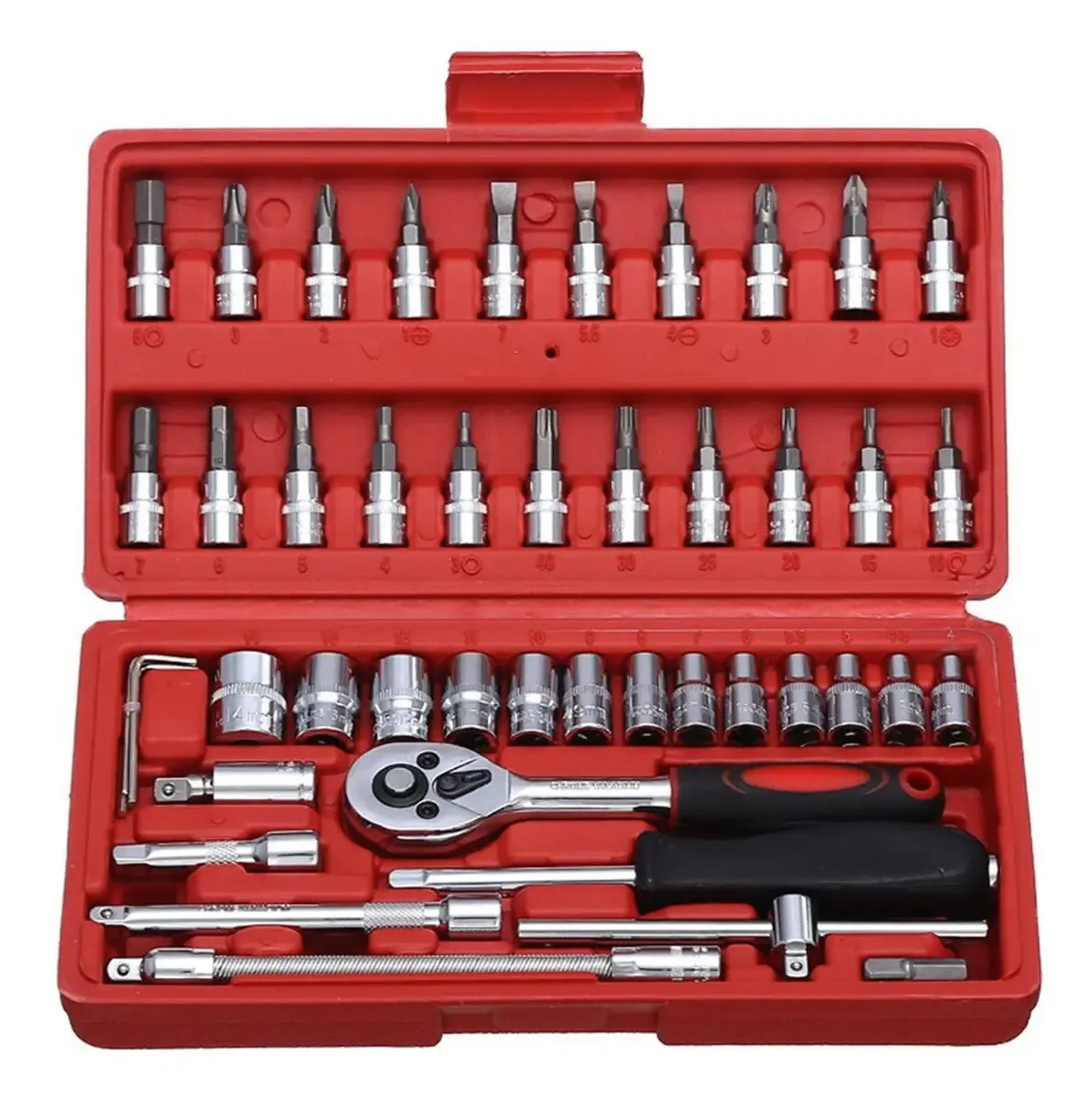 Conjunto de ferramentas manuais multifuncionais, conjunto de chaves de fenda, conjunto de ferramentas de reparo de automóveis, conjunto de chaves de mangueira para remoção de pneus de manutenção