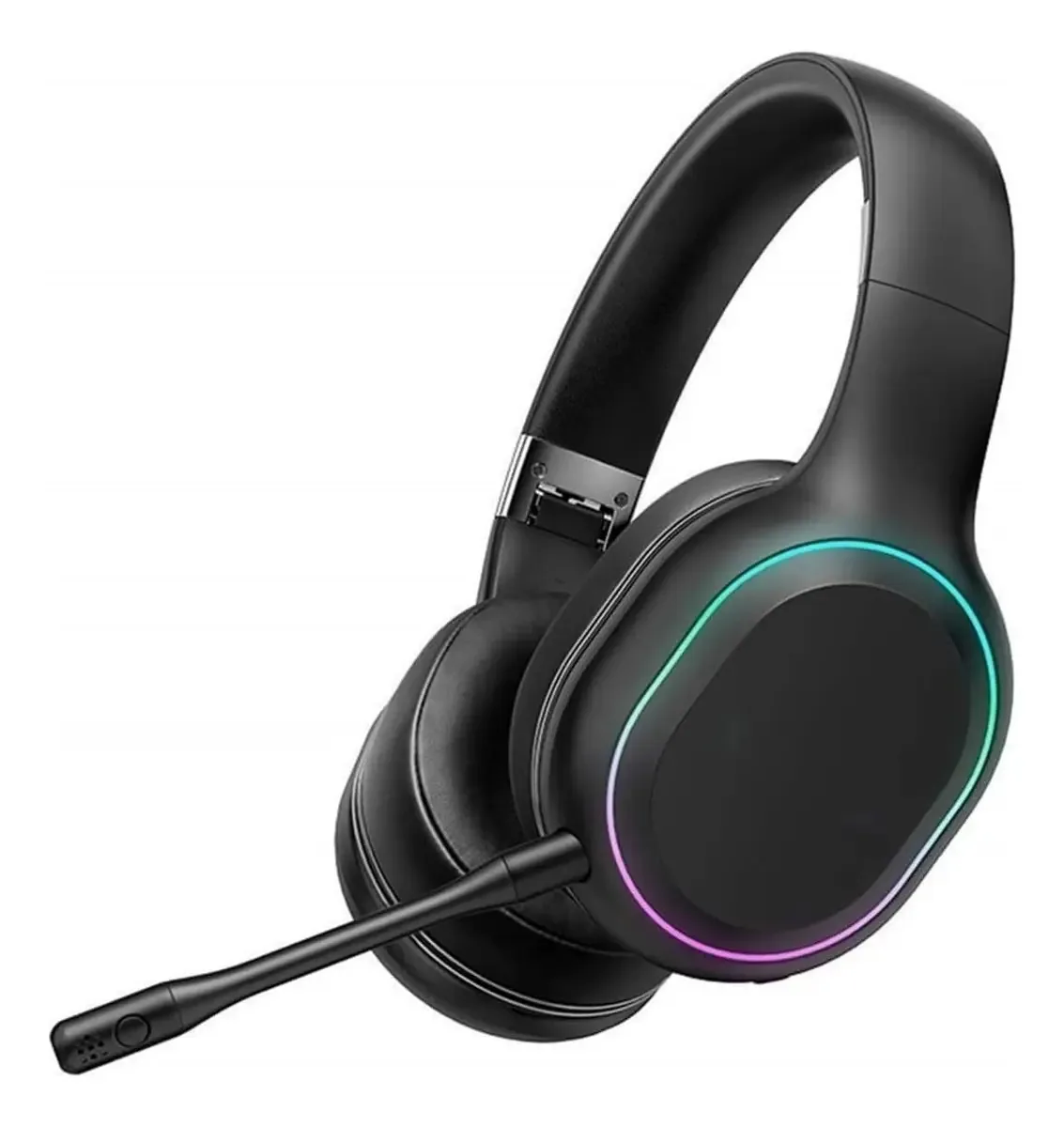 Fones de Ouvido Sem Fio Bluetooth, RGB Luminoso, Jogos E-sports Sem Fio