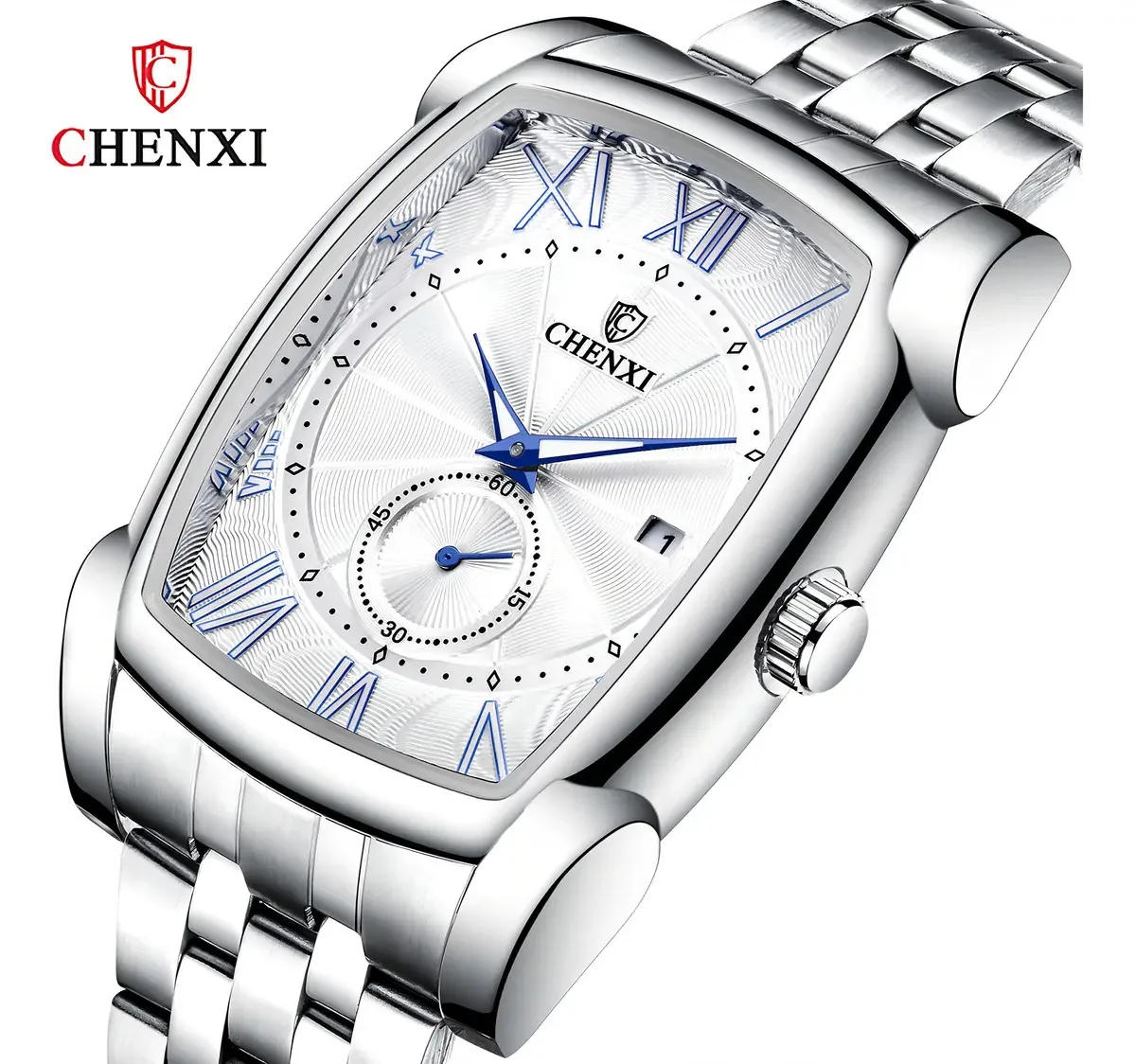 Relógio Quadrado Chenxi Quartz Relógio Masculino