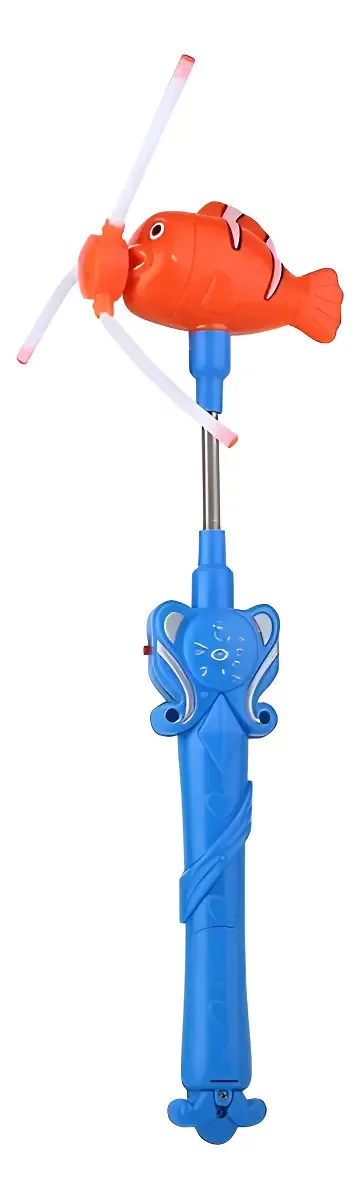 Ventilador Catavento De Led Musical Infantil Nemo