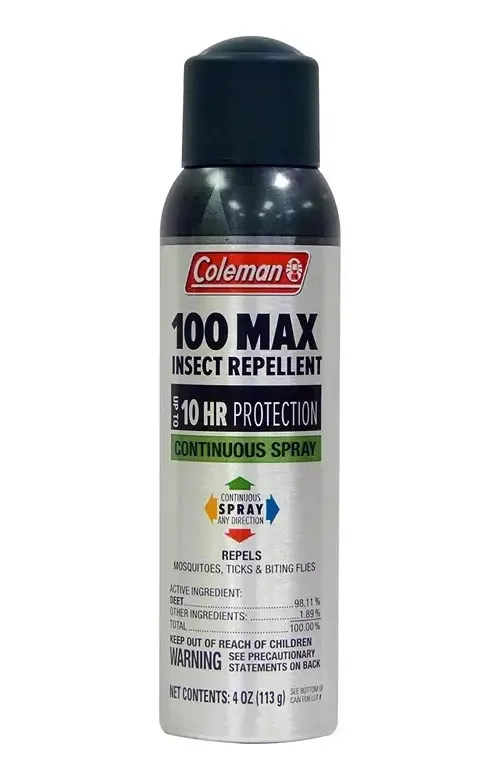Repelente Americano Coleman 100% Deet10 Horas