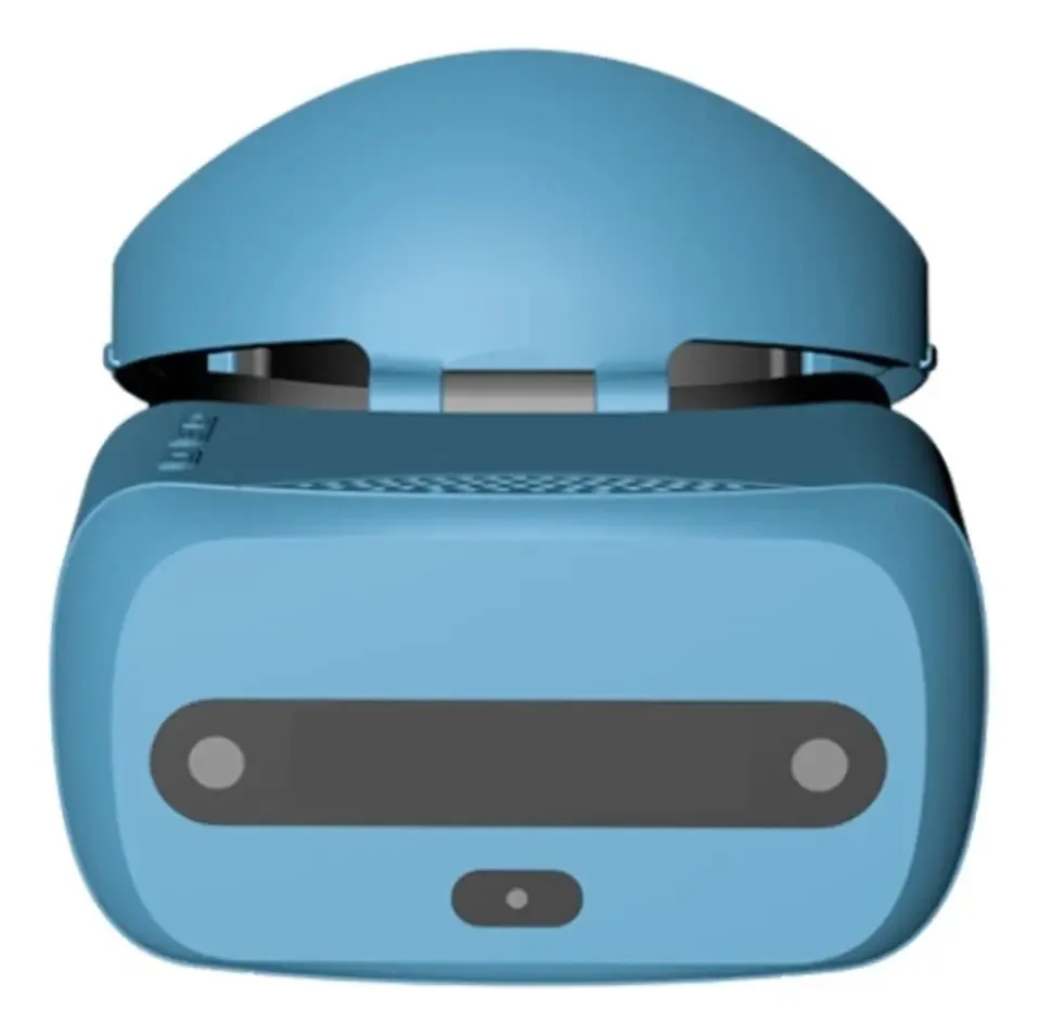 Dyosen Tudo Em Um 4k Óculos De Realidade Virtual Hd Fone De Ouvido Vr Wifi Bt Sistema Android 32gb Óculos 3d Capacete Imersivo Vr Óculos 3d Óculos De Realidade Virtual (cor: Azul)