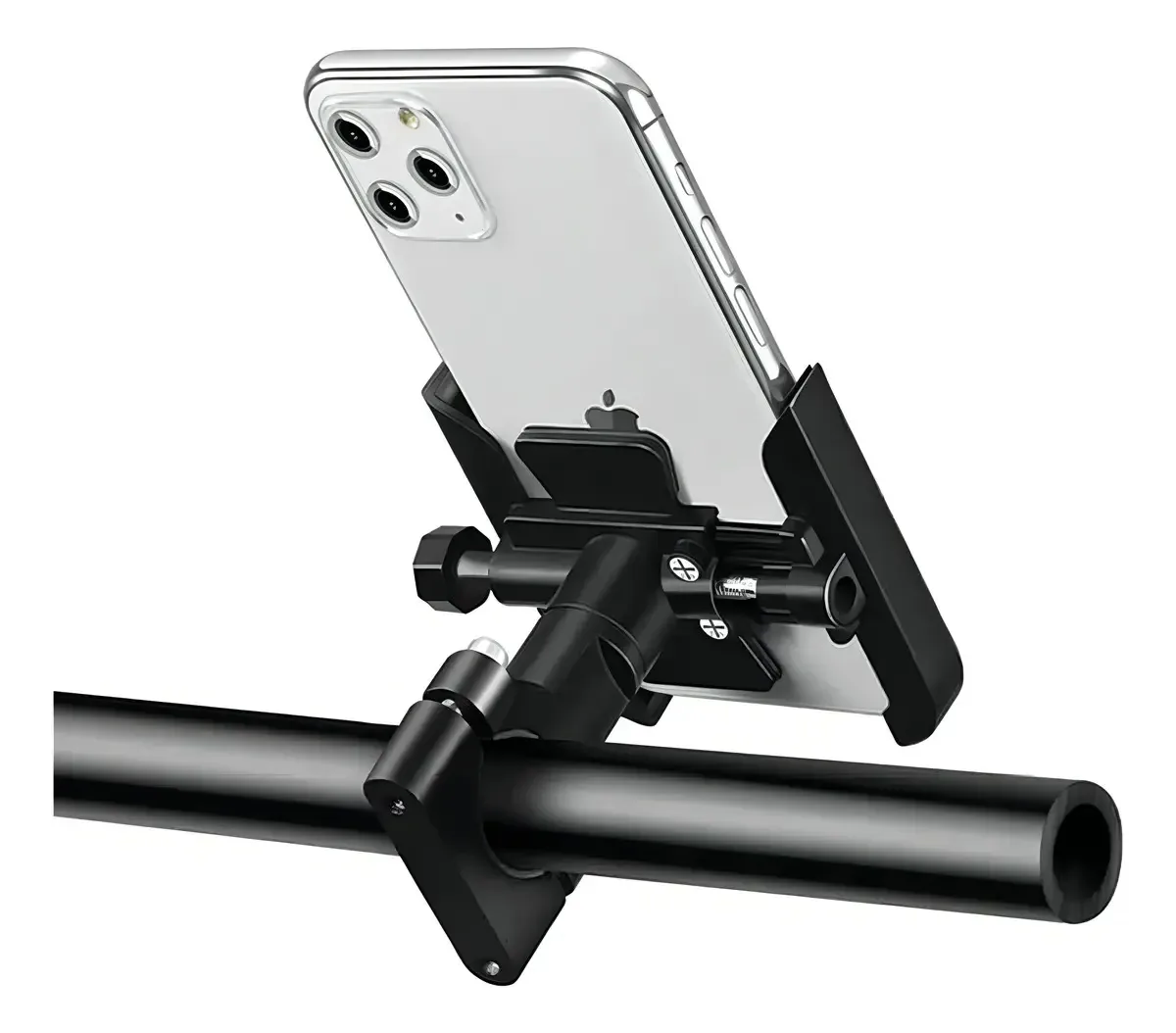 Suporte para celulares e GPS MUFENGMOTO, modelo universal, montagem em carro, cor preta, pacote de 1 unidade. Ideal para viagens e navegação.