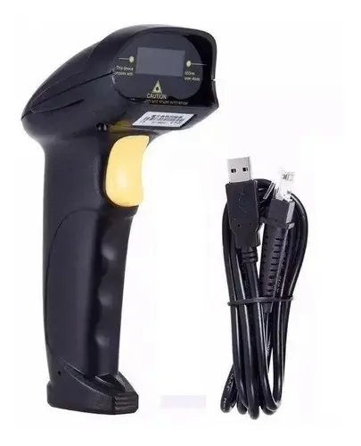 Leitor Código Barras Fio Barcode Scanner Yhd-8200 - Luogao