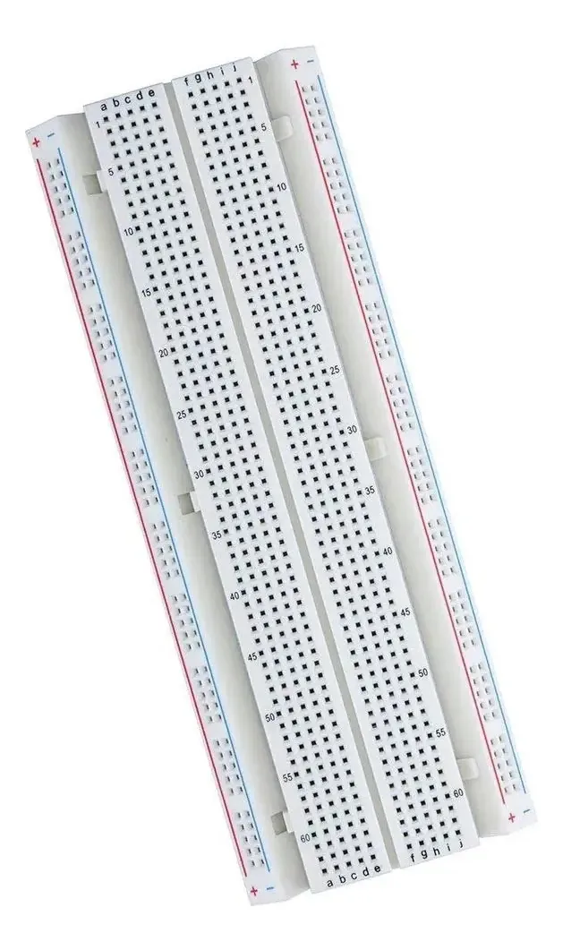 Protoboard de 830 pontos para eletrônicos
