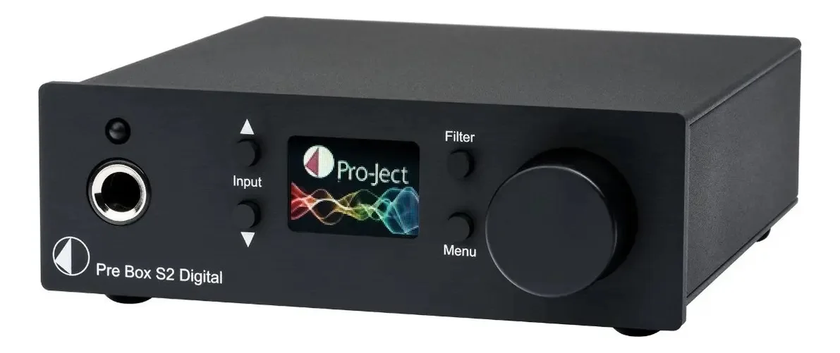 Pro-Ject Pre Box S2 Digital Pré-amplificador USB MQA DSD512 Preto