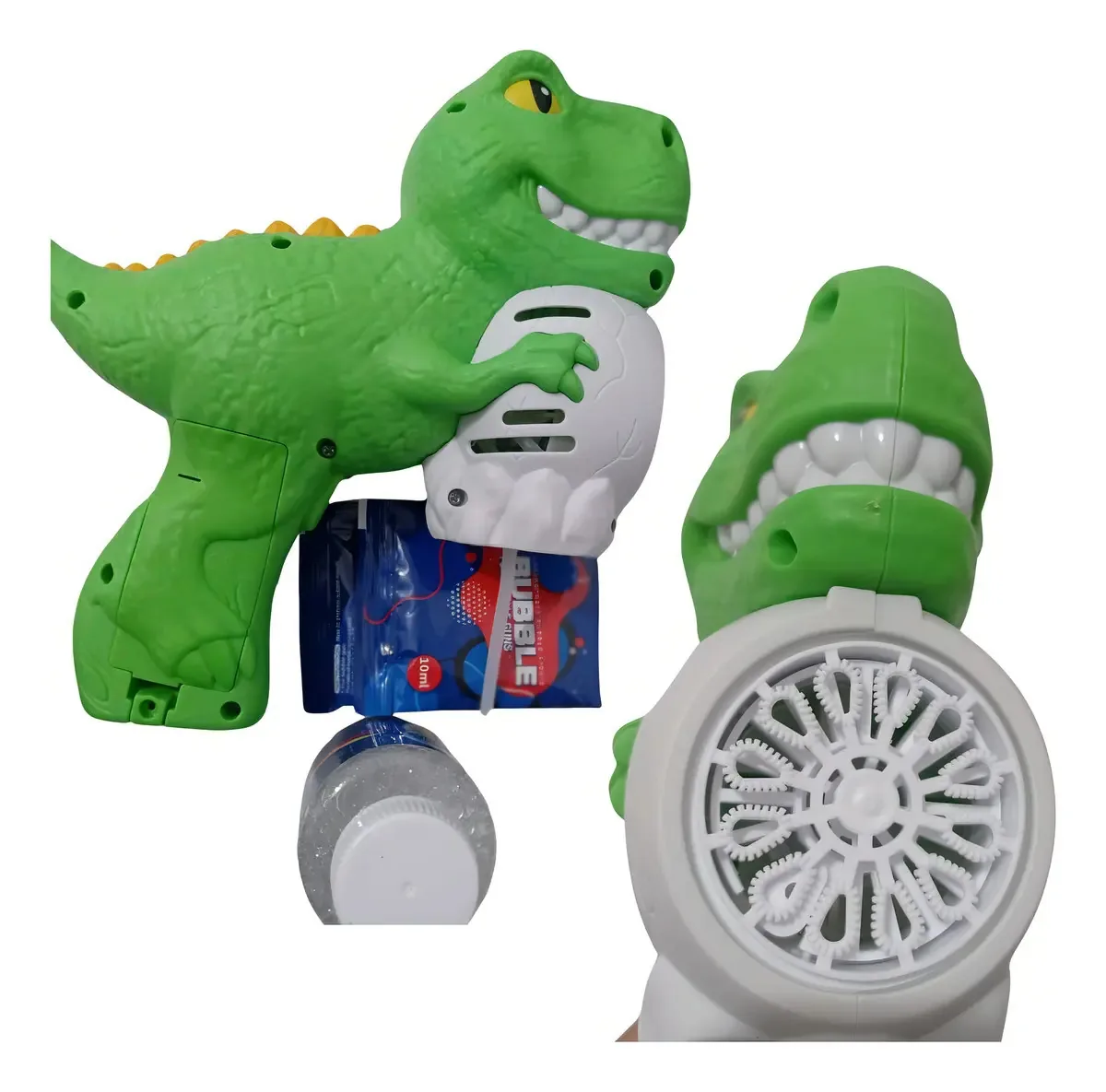 Dinossauro Lanca Solta Bolha De Sabao Infantil