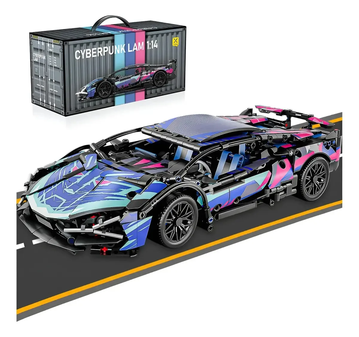 Brinquedos e blocos de construção Lamborghini Autos 1314 Piezas