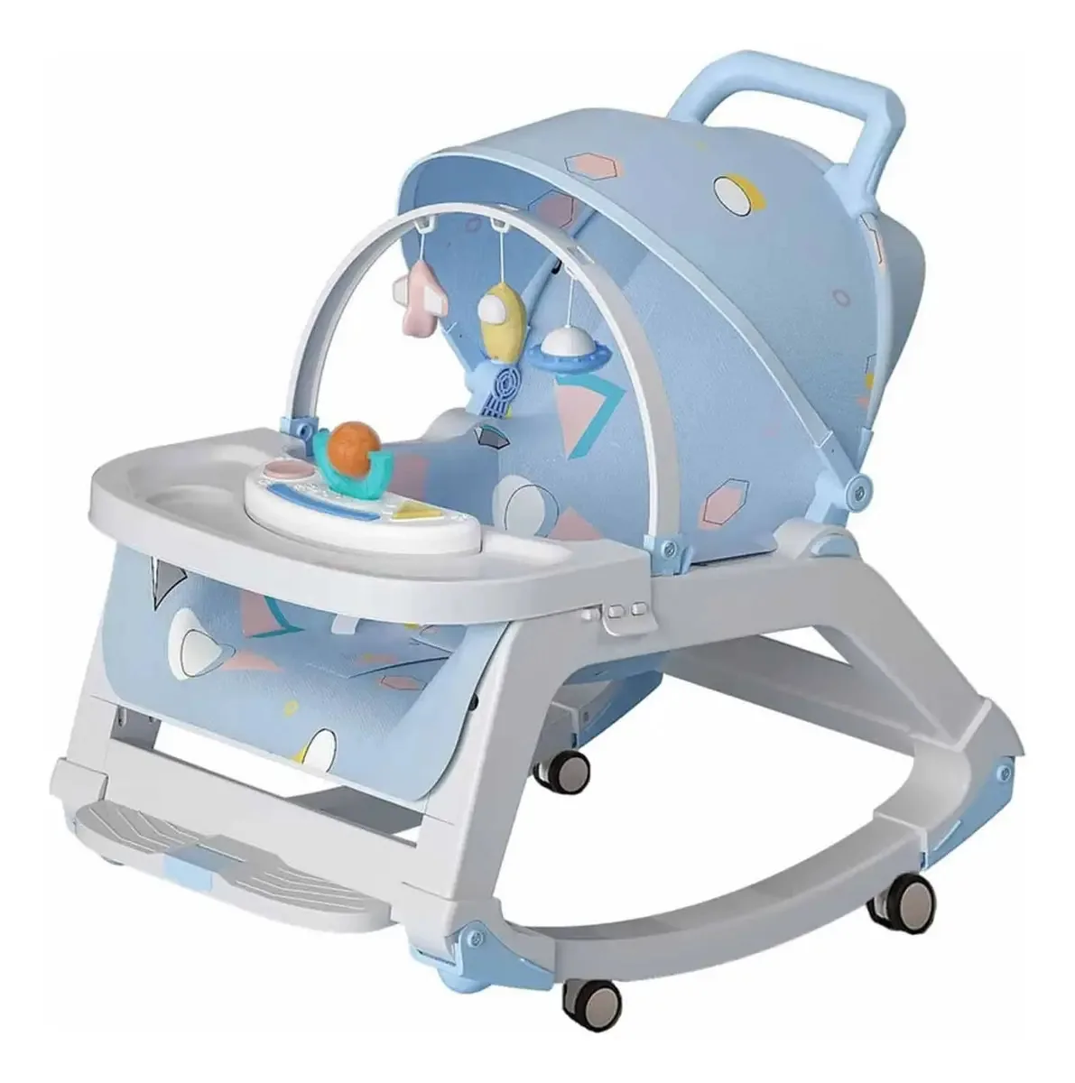 Cadeira de balanço reclinável para bebês Safe Baby 5 em 1 Mundo-2566