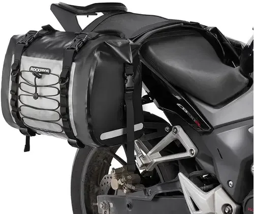Alforjes impermeáveis para motocicletas Rockbros, 2 peças