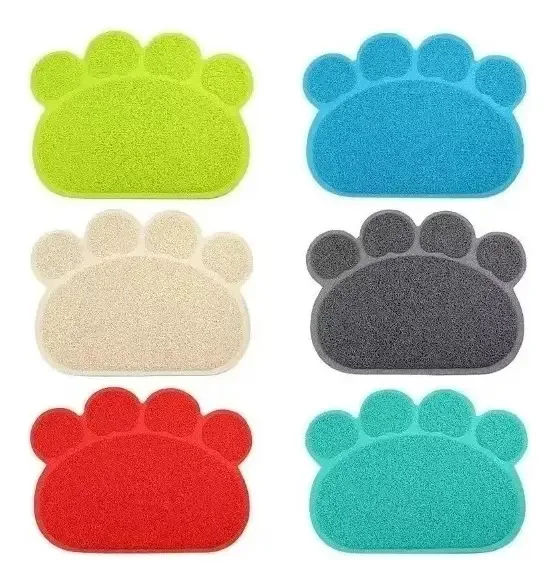 Tapete Posa Feeder, bebedouros para cães e gatos, cor bege