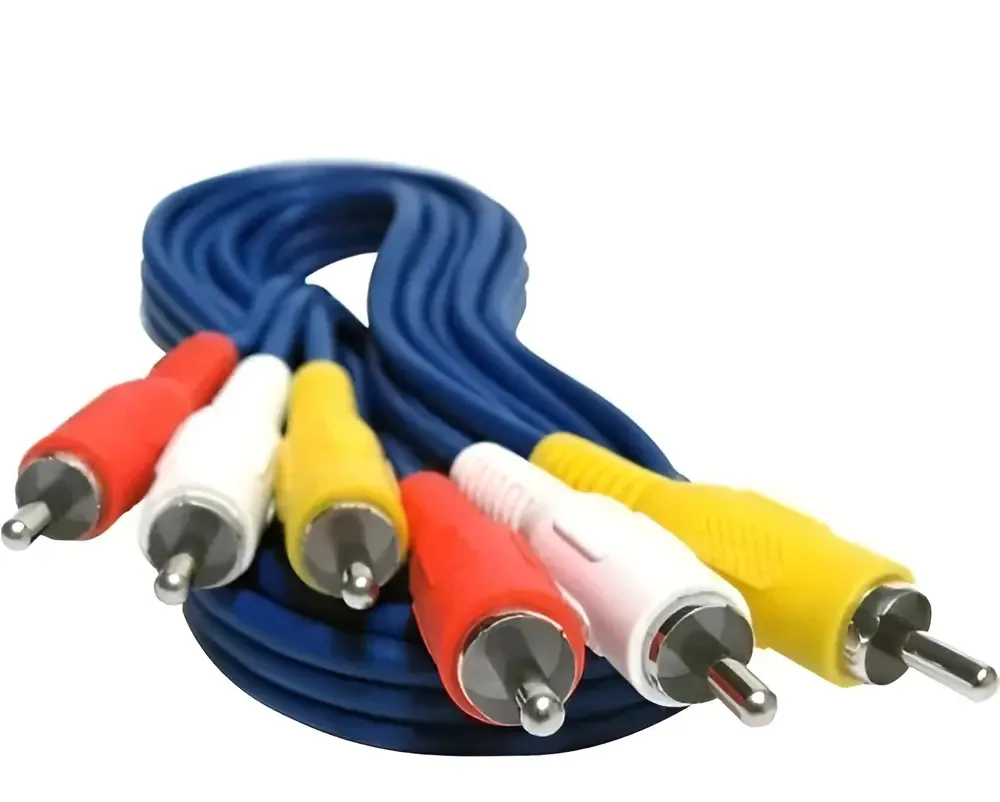 Kit 10 Cabo Audio E Video Macho Rca, Av 1,50m