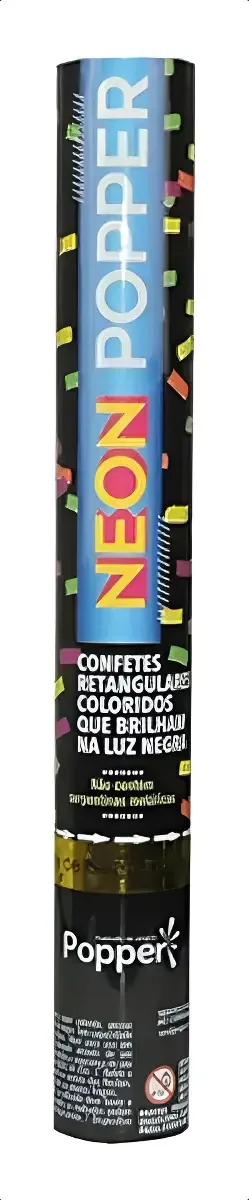 Confete Popper Neon 40cm
