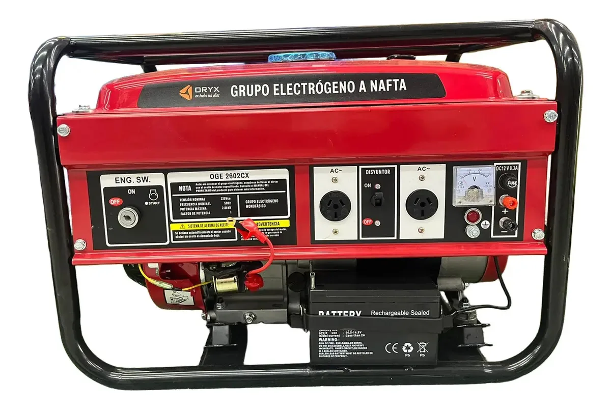Gerador 2500w 6,5 hp Arr.elec-OGE2602CX-Oryx