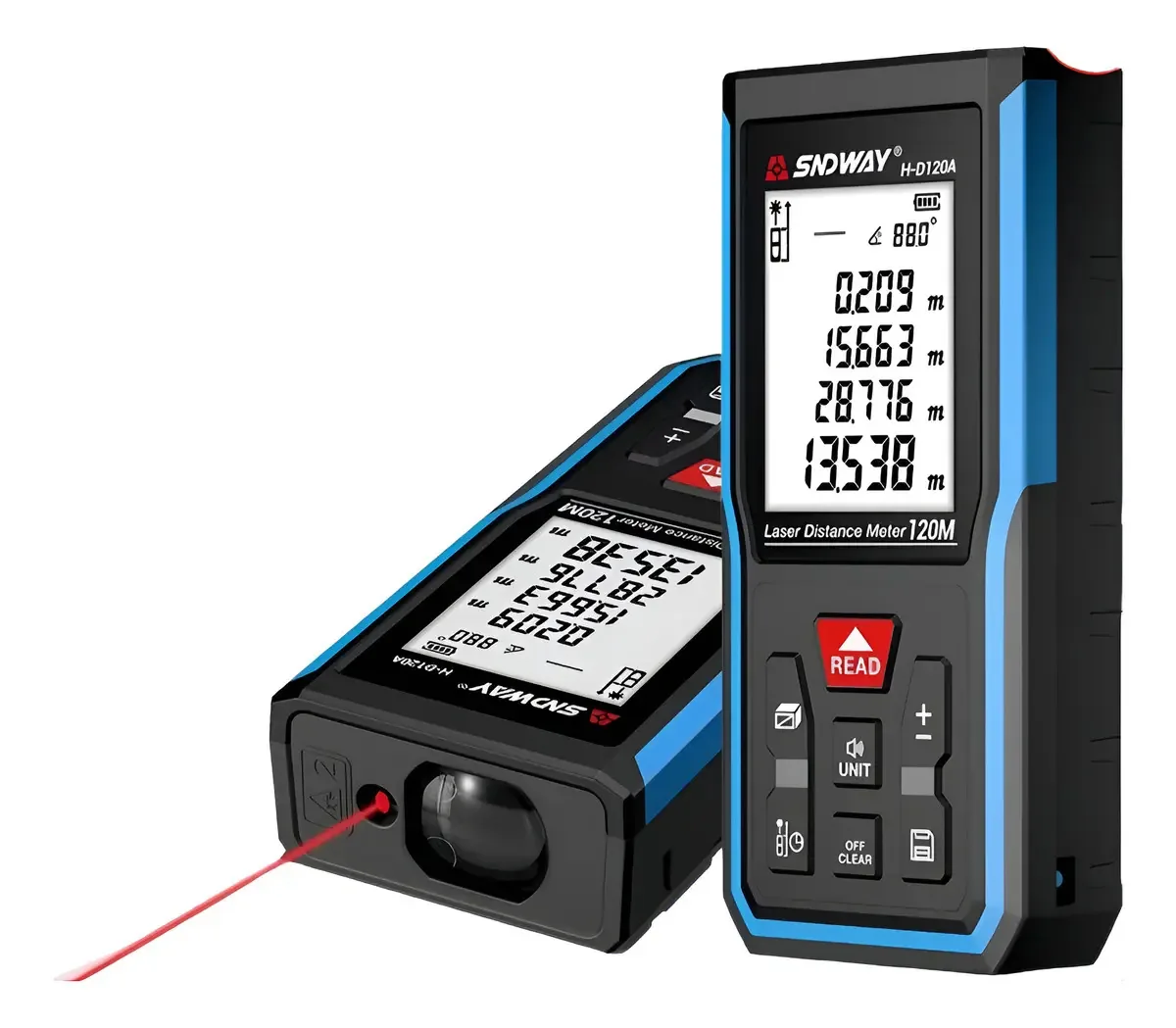 Medidor de distância de telêmetro a laser Medidor de distância de 100M