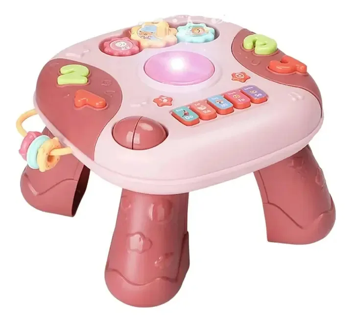 Atividades educativas de brinquedos de mesa Cici Babymovil 555-17 Pink Color