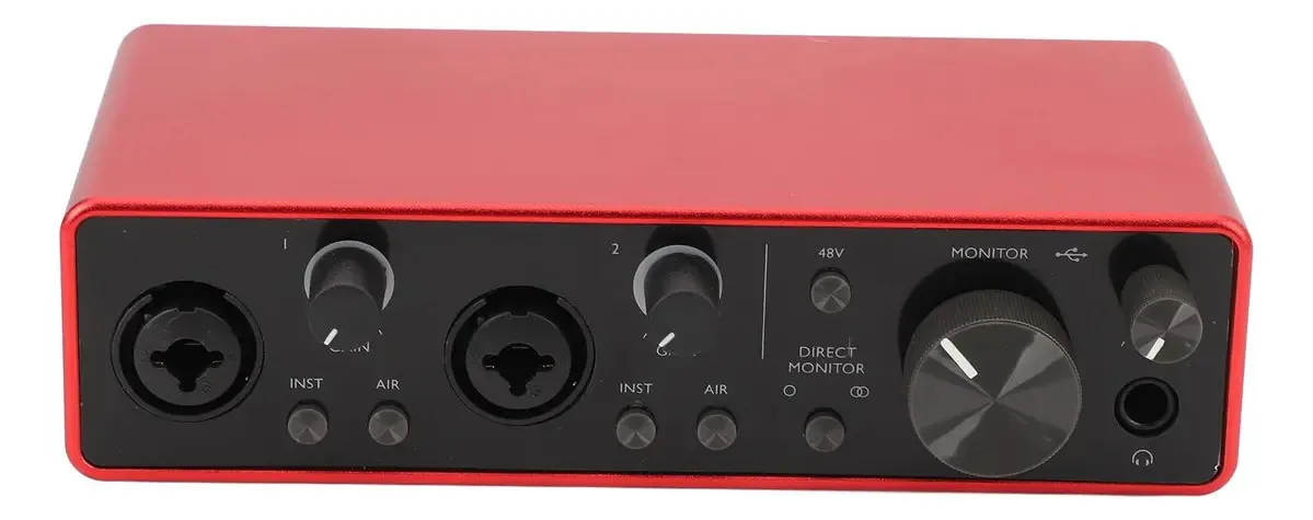 Interface De Áudio Focusrite Scarlett 2i2 Usb 3ª Gen
