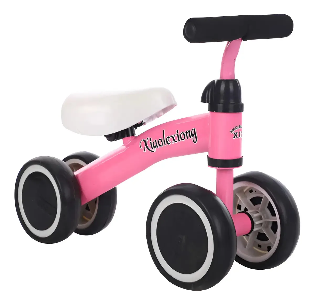 Bicicleta de triciclo sem pedais Rosa Impulse de 4 rodas Popurrí 163