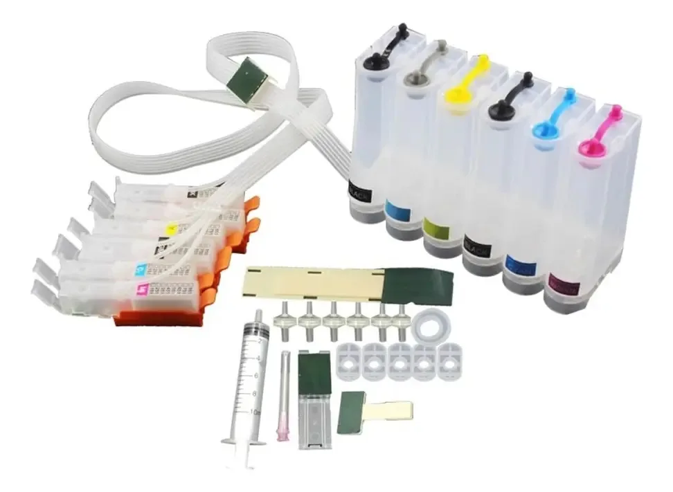 LNKVOGUE Sistema de Tinta Contínua Modelo X, Capacidade de 1,5L, Cor Preto, Ideal para Impressoras, Economize em Tinta e Melhore a Qualidade de Impressão.