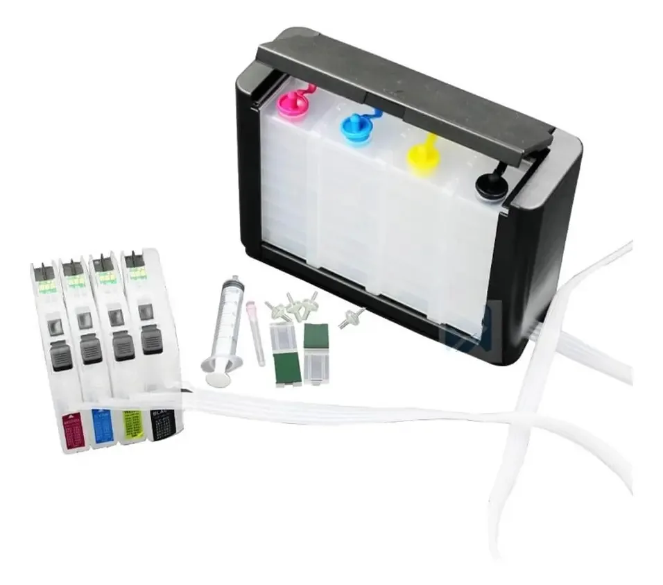 LNKVOGUE Sistema de Tinta Contínua Modelo X, Tanque de 1,5L, Cor Preto - Ideal para Impressões de Alta Qualidade e Economia de Tinta.
