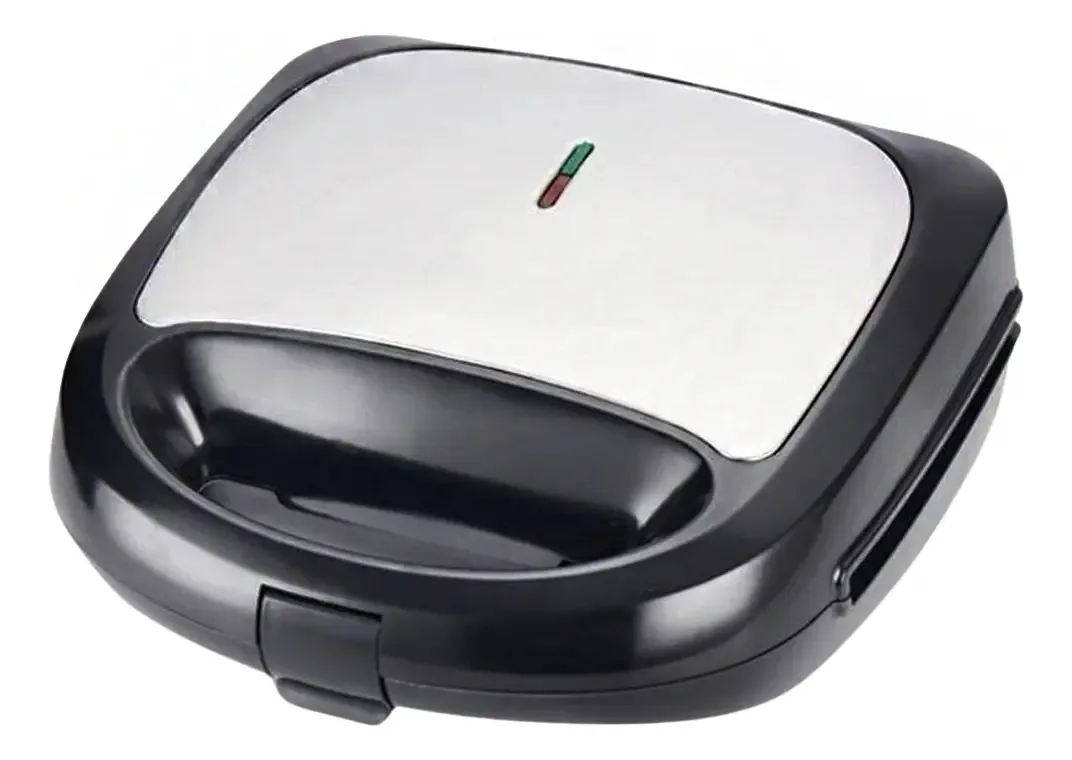 Sanduicheira 3 em 1 DFJN 750W Preto Sanduíches Waffles Donuts Antiaderente