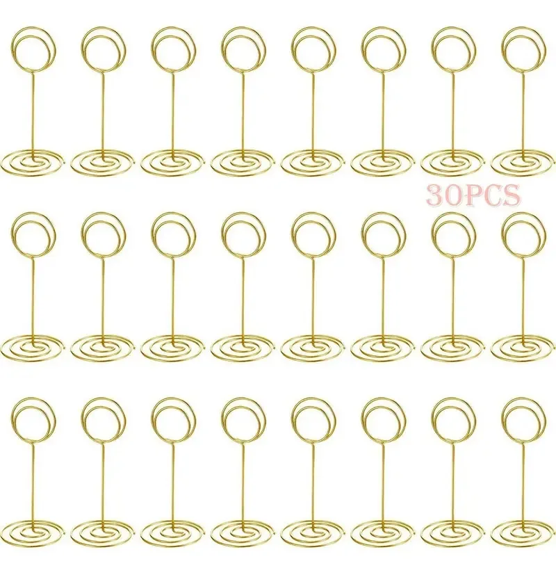 30 Porta-cartões Com Número De Mesa Cor A