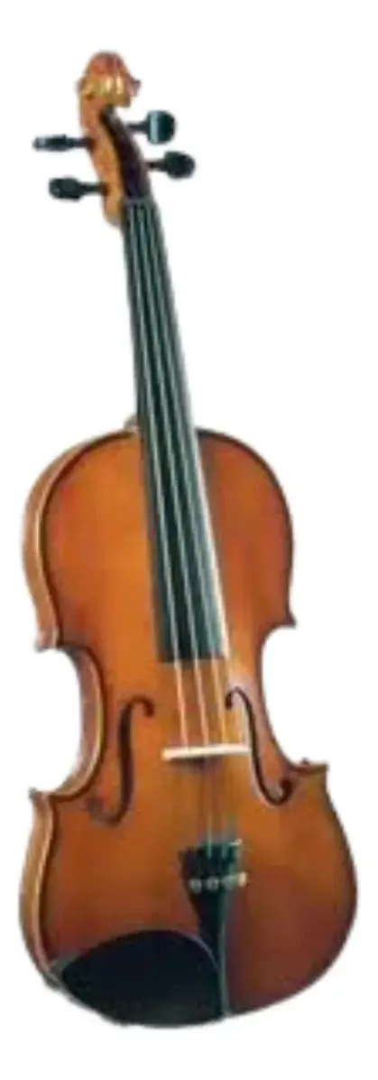 Violino 4/4 Strauss com estojo e laço, cor marrom