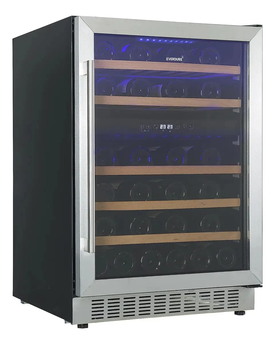 Refrigerador de vinhos e bebidas de luxo Everdure para 46 garrafas EWC46SS