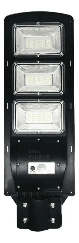Luminária Solar Refletor Poste 150w 60leds