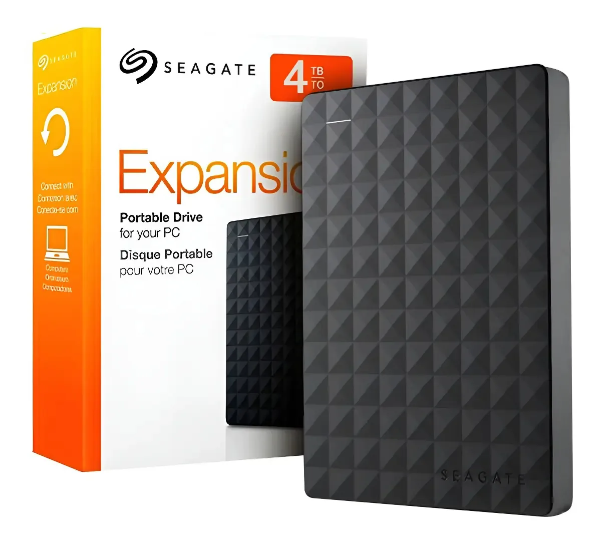 Disco Rígido Externo U Hd 4tb Seagate Expansion Cor Preto