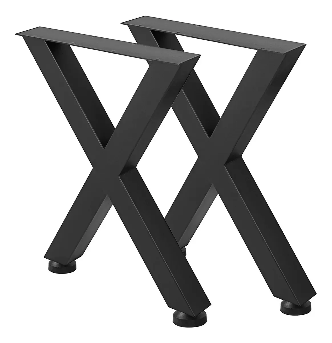 2 Pernas De Mesa 70x72cm Pernas Para Móveis De Metal