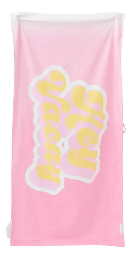Toalha de praia Sunnylife Pink 150x75cm