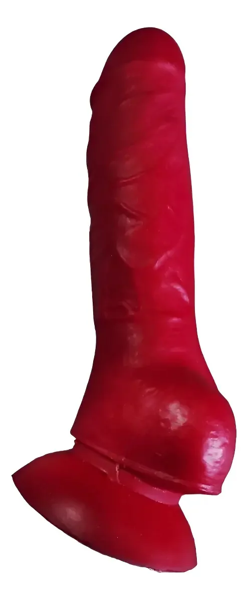 Estimulador sexual com vibrador vaginal anal de silicone vermelho