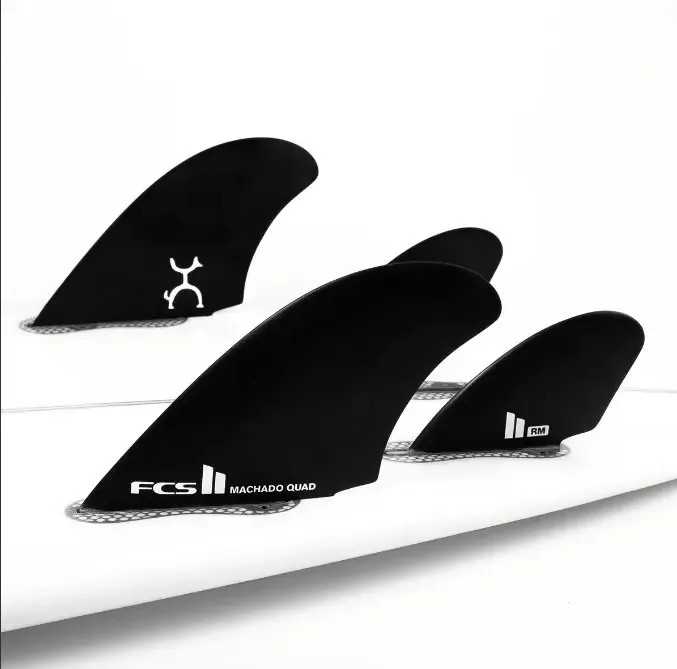 4 Quilhas Fcs 2 Rob Machado Quad Shaper Series Com Case
