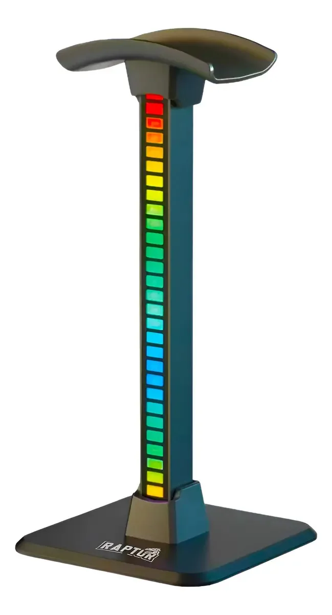 Suporte de fone de ouvido Raptor Arclaw Rgb com microfone