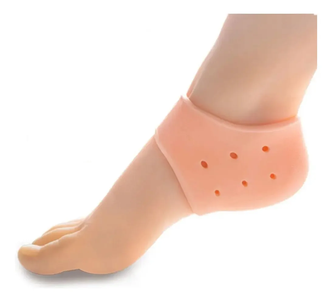 Almofada De Gel Para Calcanhar Insere Protetores De Calcanha Cor Bege