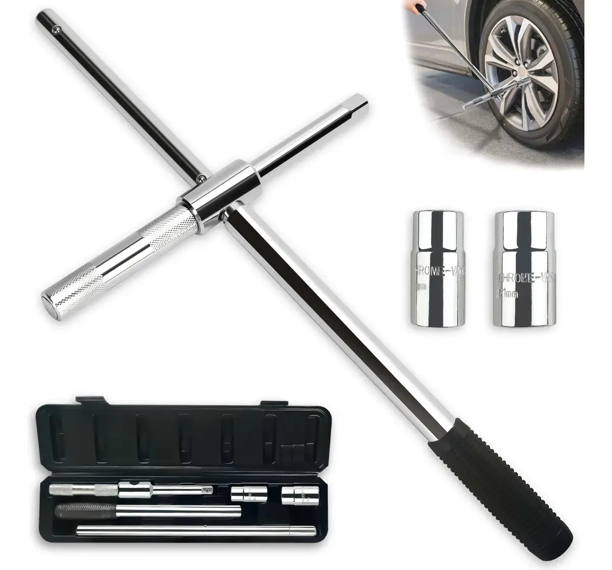 Chave de aro estendida Vonlx Heavy Duty 25 polegadas Co