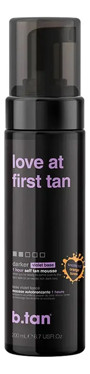 Mousse Autobronzeador B.tan Love At First Tan 200ml