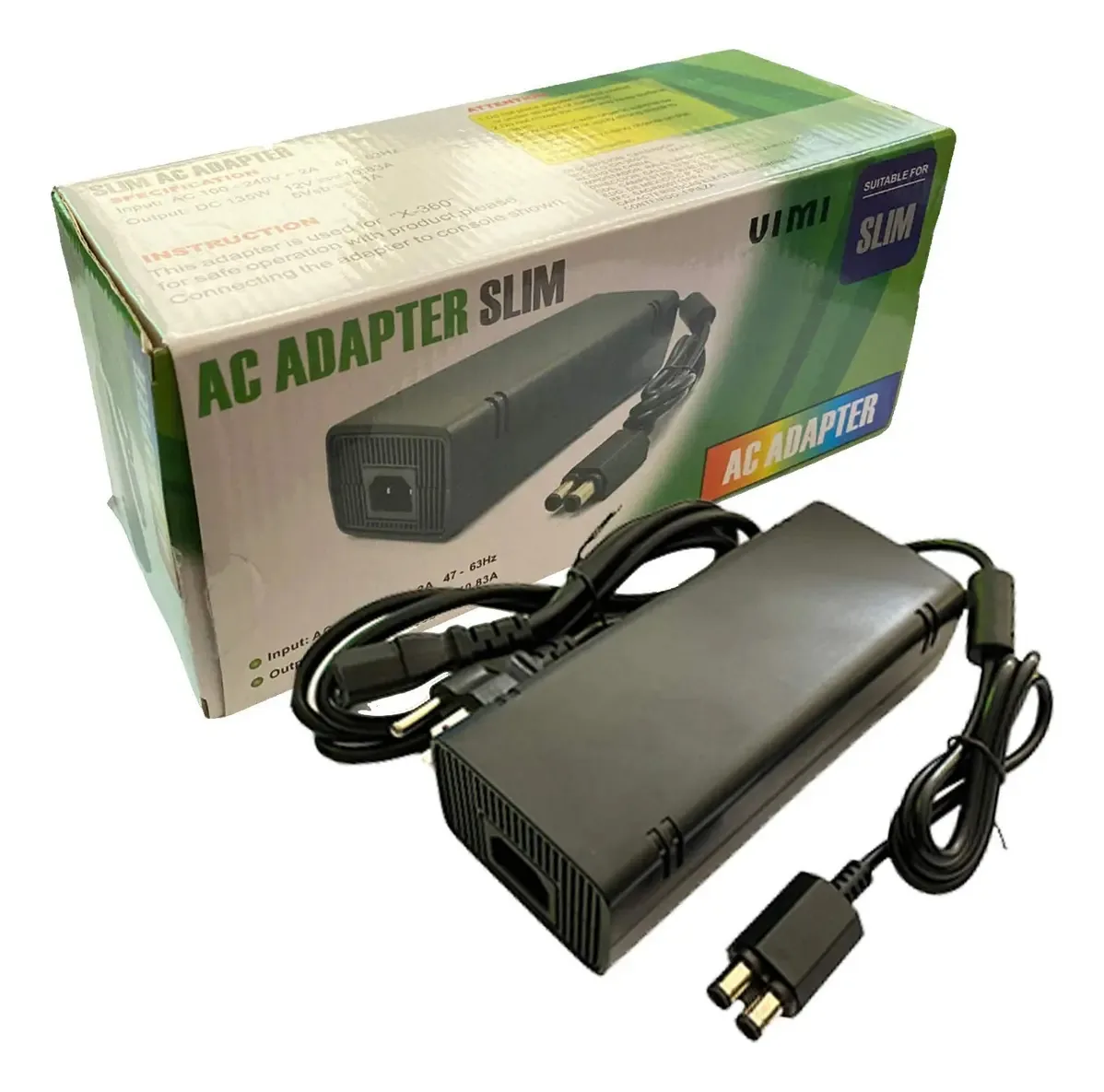 Vimi Eliminador Para Xbox 360 Slim Carregador Compatível Genérico