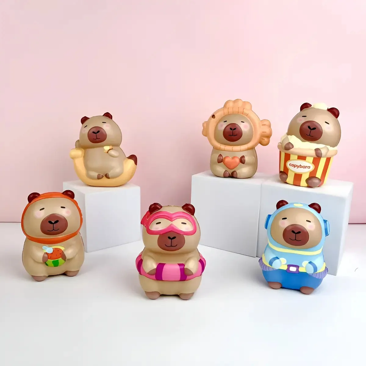 Brinquedo Squishy Capivara, Pu Anti-stress Infantil
