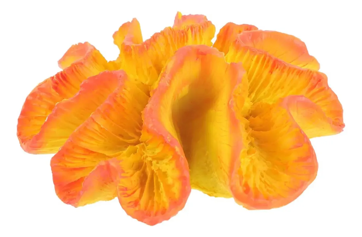 Acessórios para tanques de peixes Orange Coral Reef Ornaments Ma