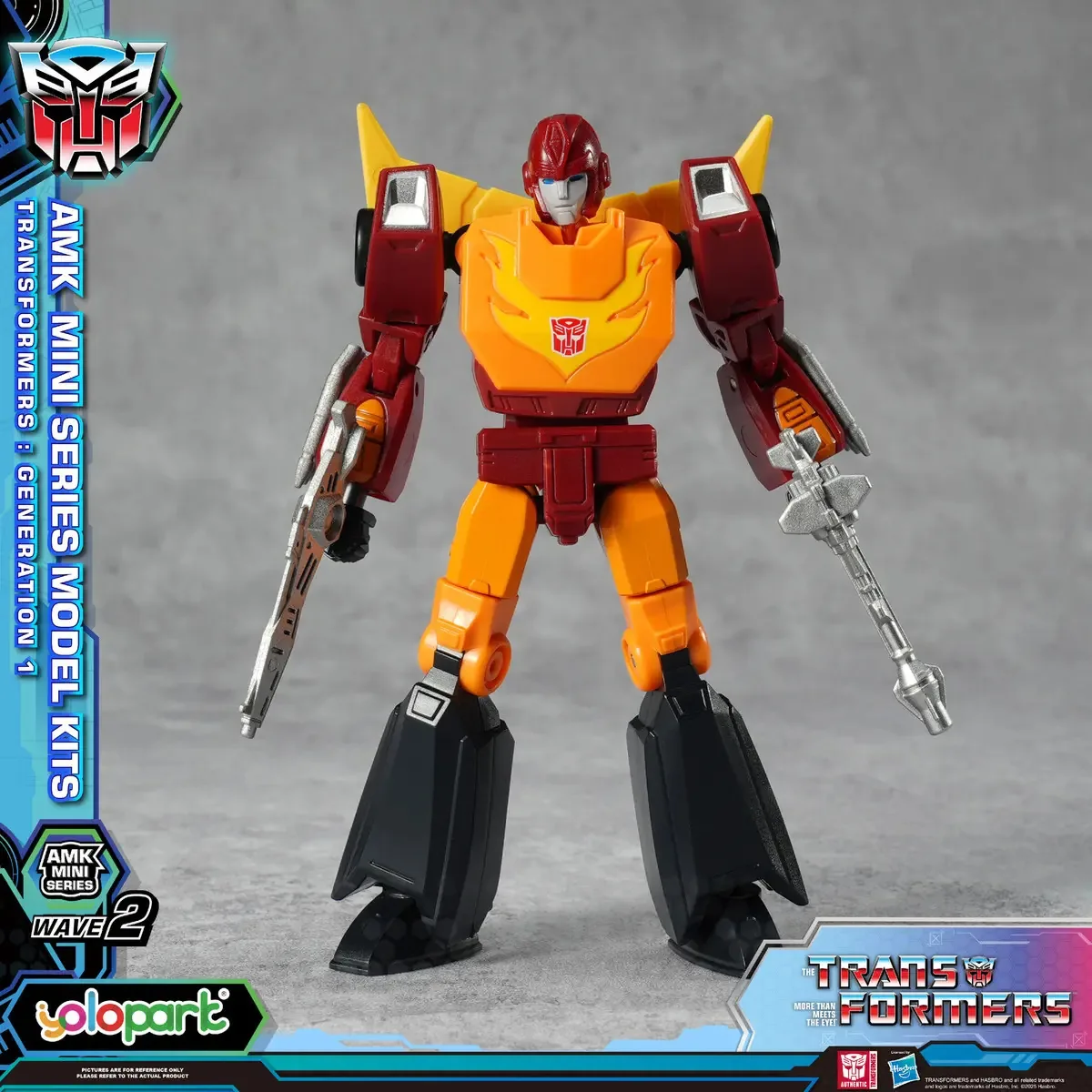 Transformadores Geração Um Amk Mini Wave 2 Rodimus Prime
