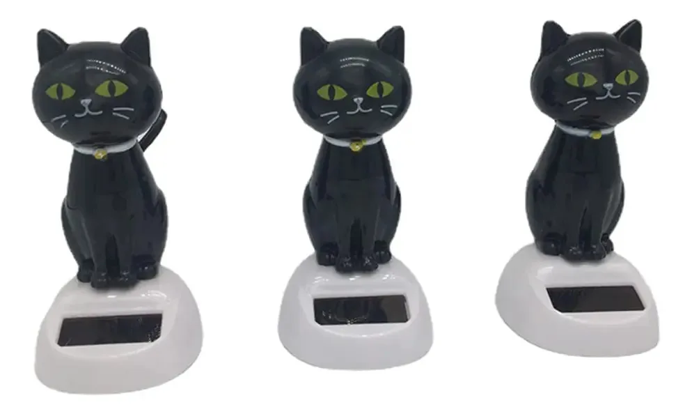 U-k Brinquedo de Dança Solar, Funciona com Energia Solar, Animação Animada, Bailarina, Brinquedo para Decoração de Carro B Atraente e Estiloso