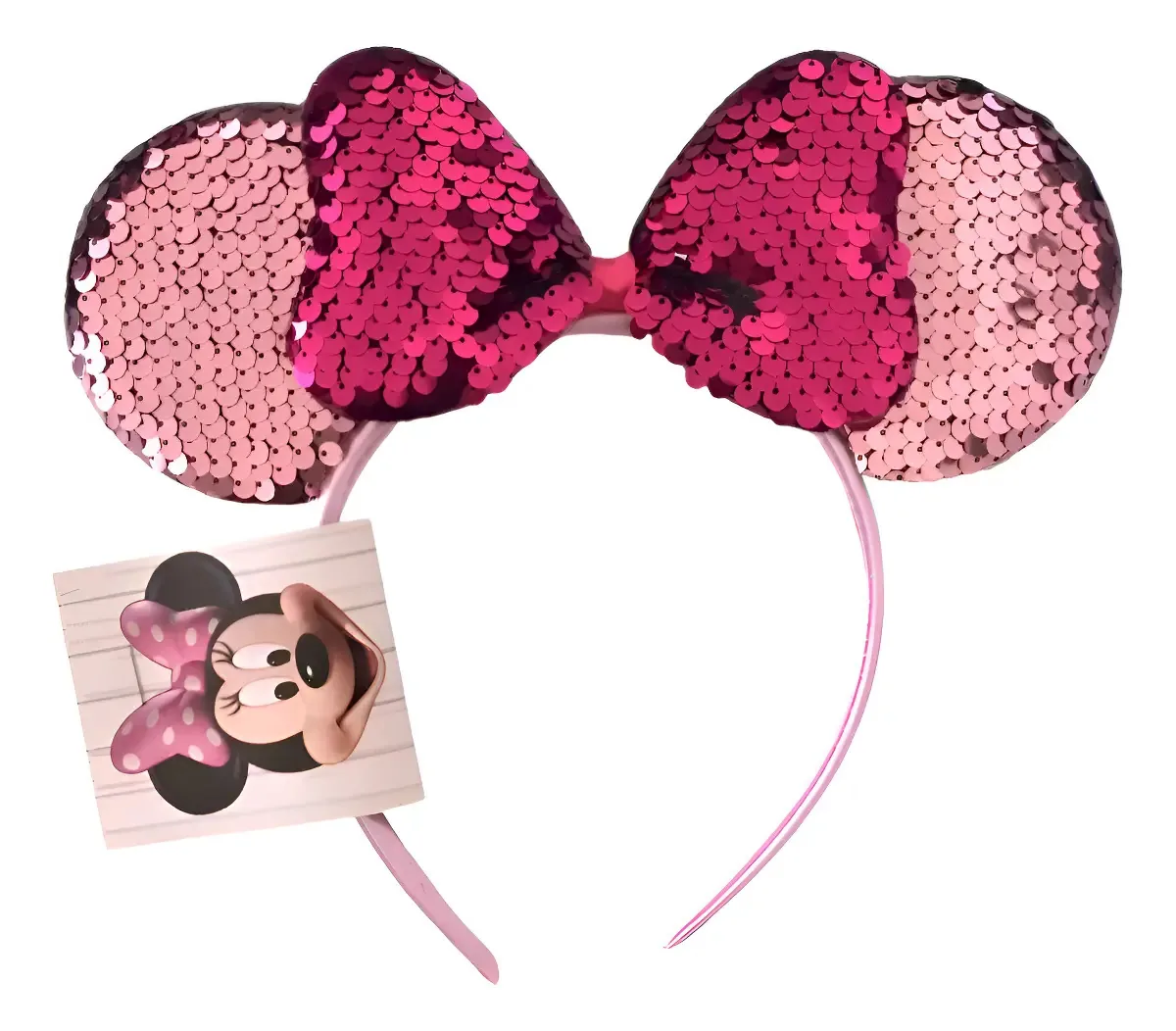 Orelhas Minnie Mouse para meninas