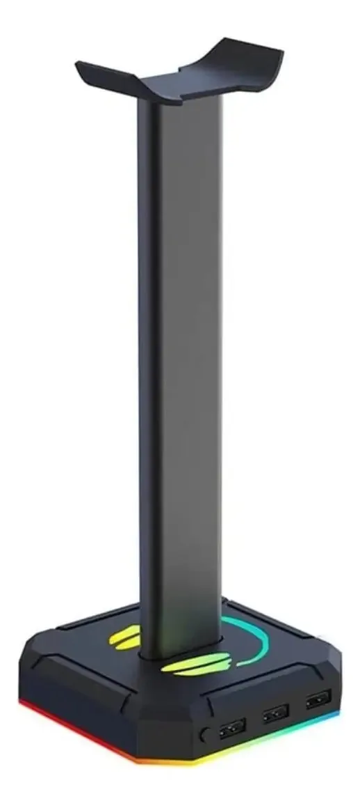Suporte para Fones de Ouvido Suporte Criativo para Fones de Ouvido Suporte para Fones de Ouvido Carregamento USB Fones de Ouvido Over-Ear Suporte de Mesa Economia de Espaço Fones de Ouvido para...